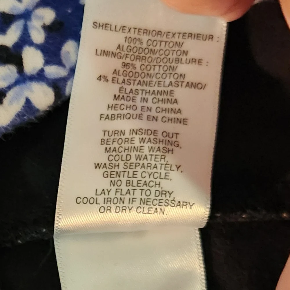 😀 Jones New York Floral Women's Skort - Blue and White - Picture 6 of 8